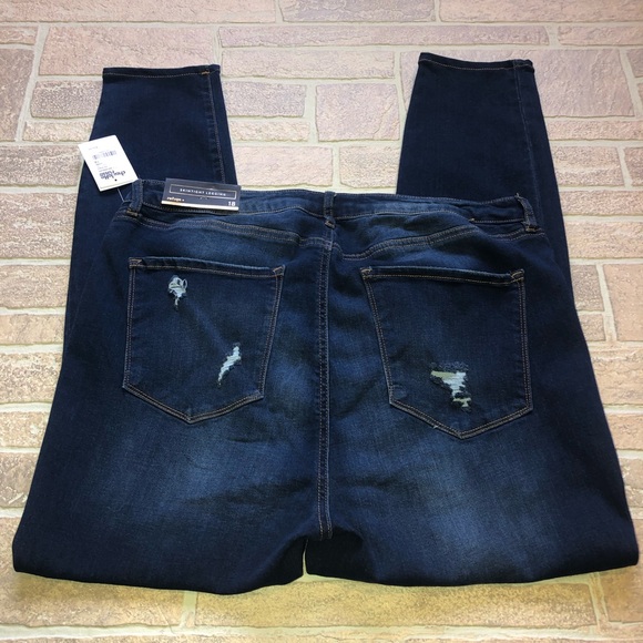 Refuge NWT Plus Size Jegging Dark Wash - Picture 3 of 3